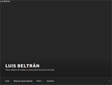 Tablet Screenshot of luisbeltran.com